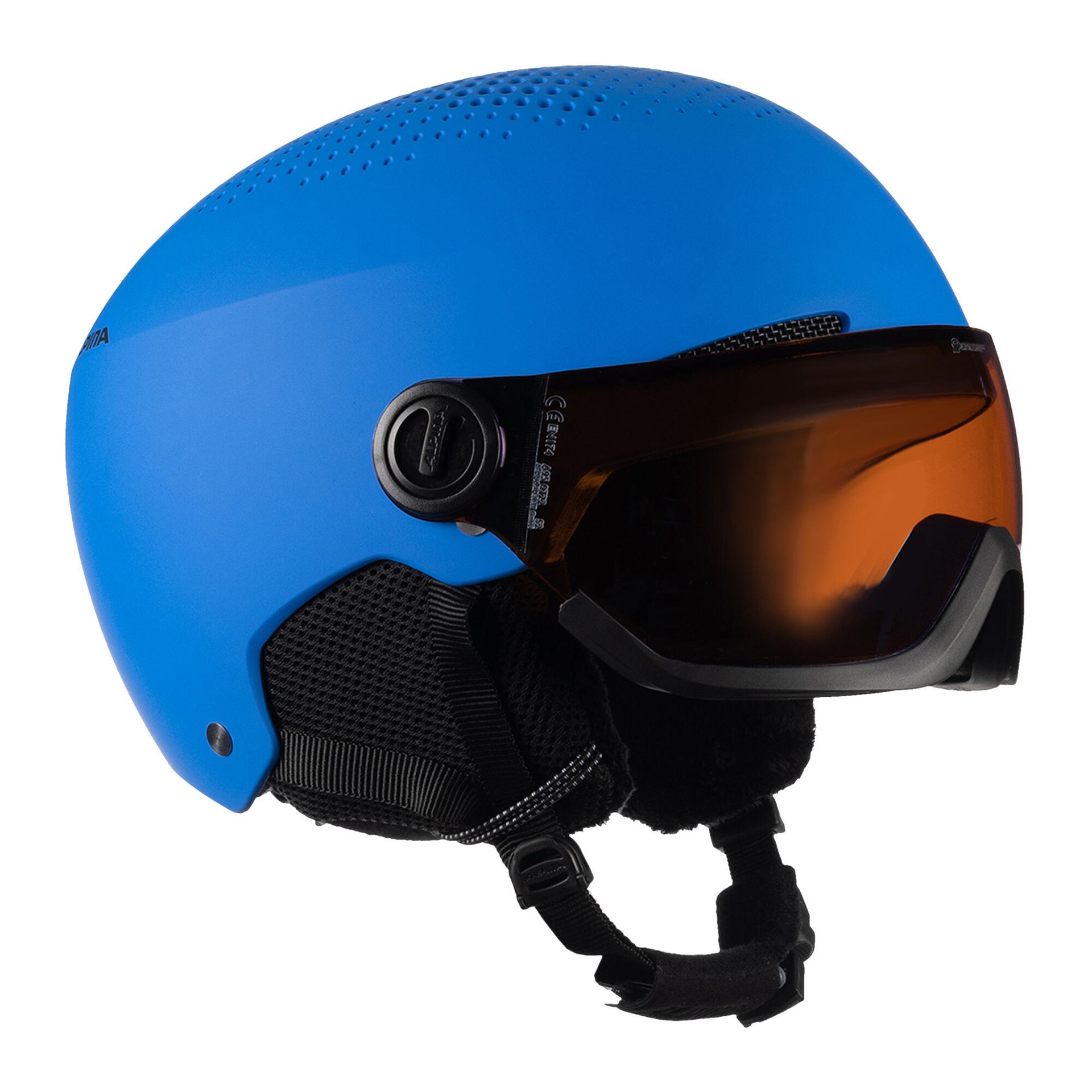 Dziecięcy Kask ALPINA ZUPO VISOR Q-LITE ALPZUPOBLUMT – Niebieski