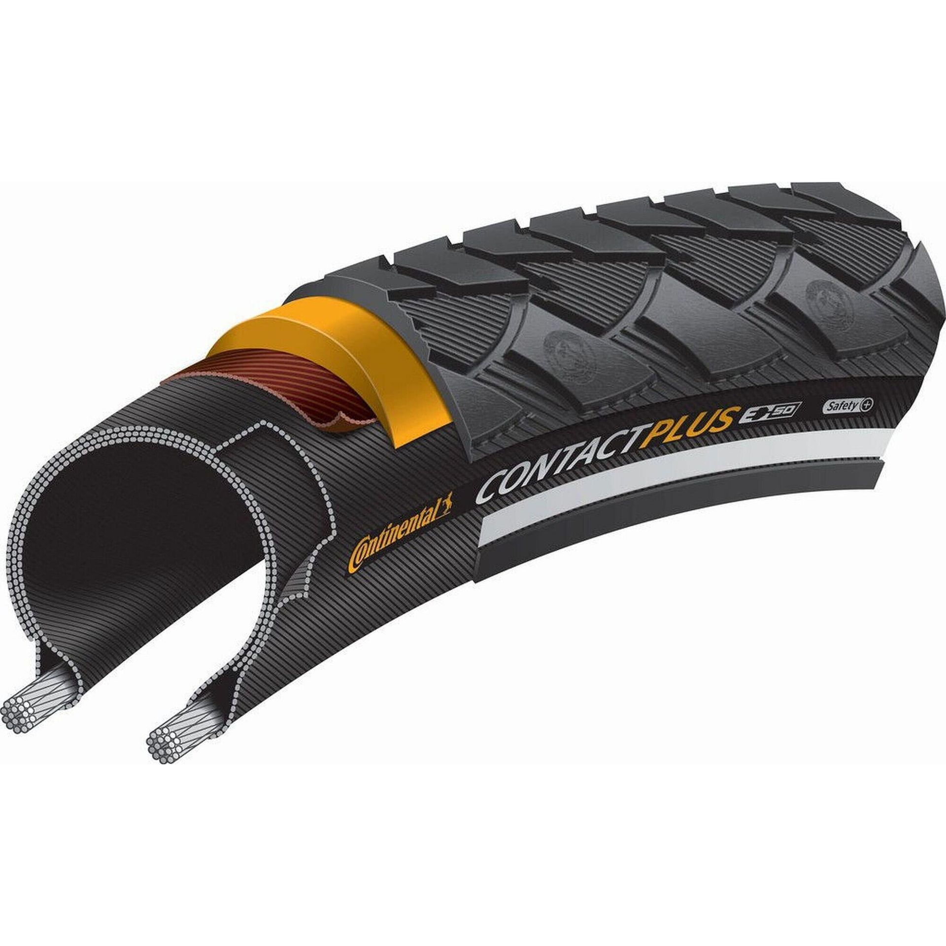 Continental Opony Contact Plus Reflex, czarny CTC112