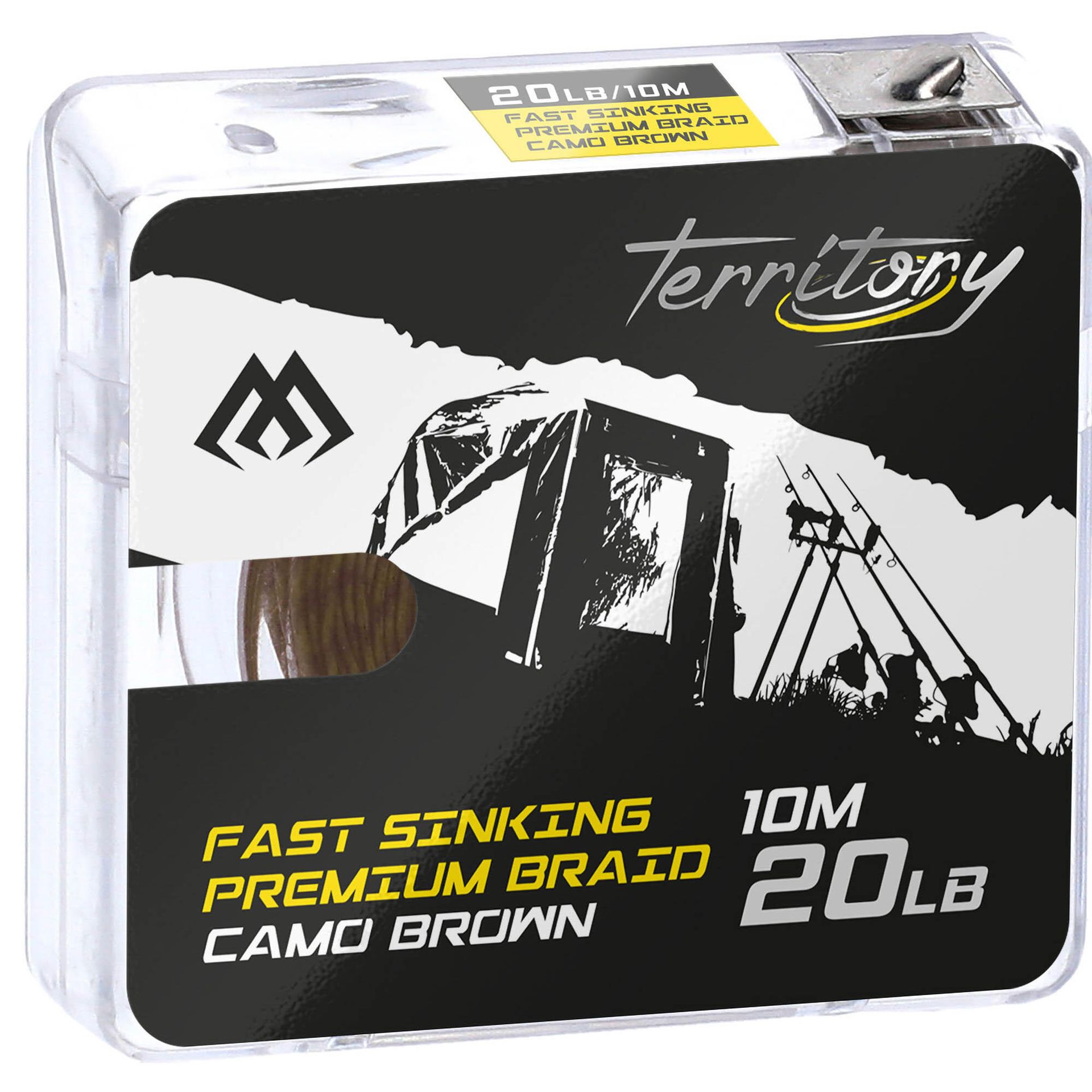 MIKADO Fast Sinking Plecionka Camo Brown 10m 30lb