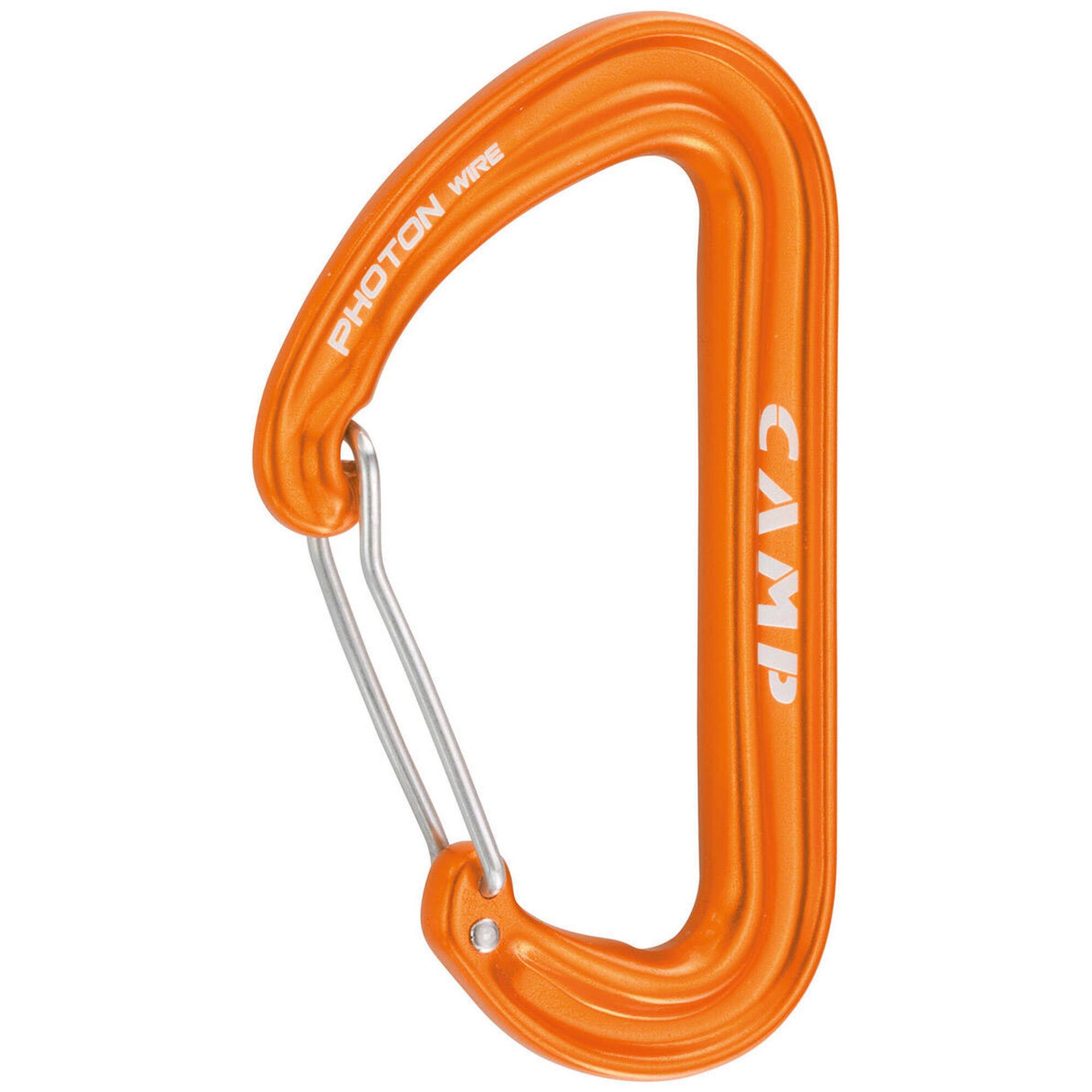 Camp Photon Wire Karabinek, orange 2021 Karabinki niezakręcane 247008