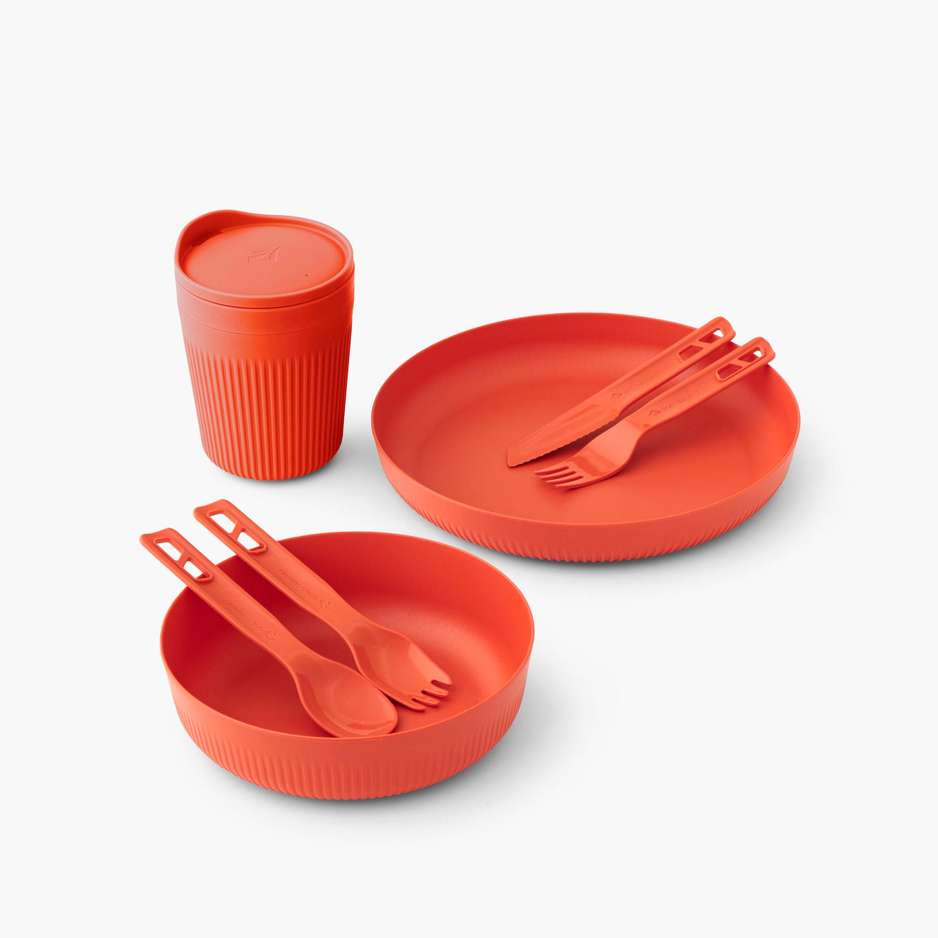 Zestaw naczyń turystycznych Sea to Summit Passage Dinnerware orange