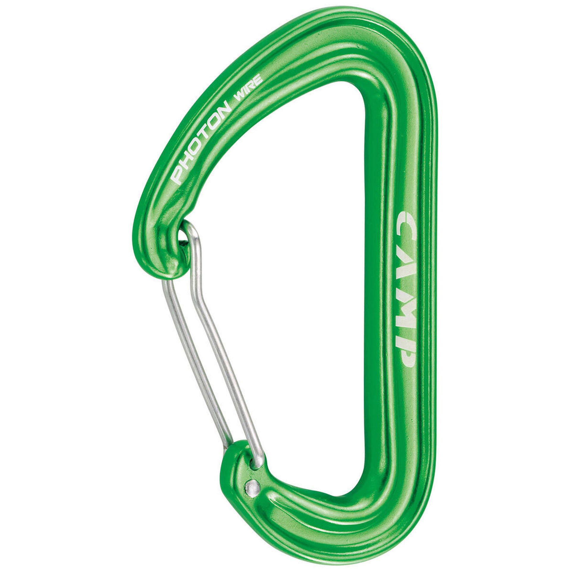 Camp Photon Wire Karabinek, green 2021 Karabinki niezakręcane 247006