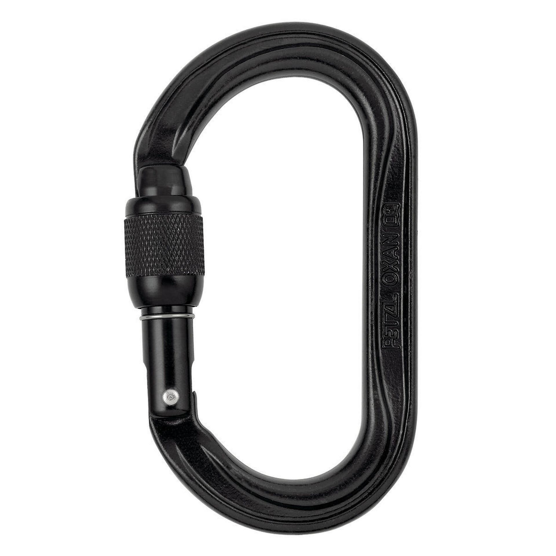 Karabinek Petzl Oxan Screw-Lock - black