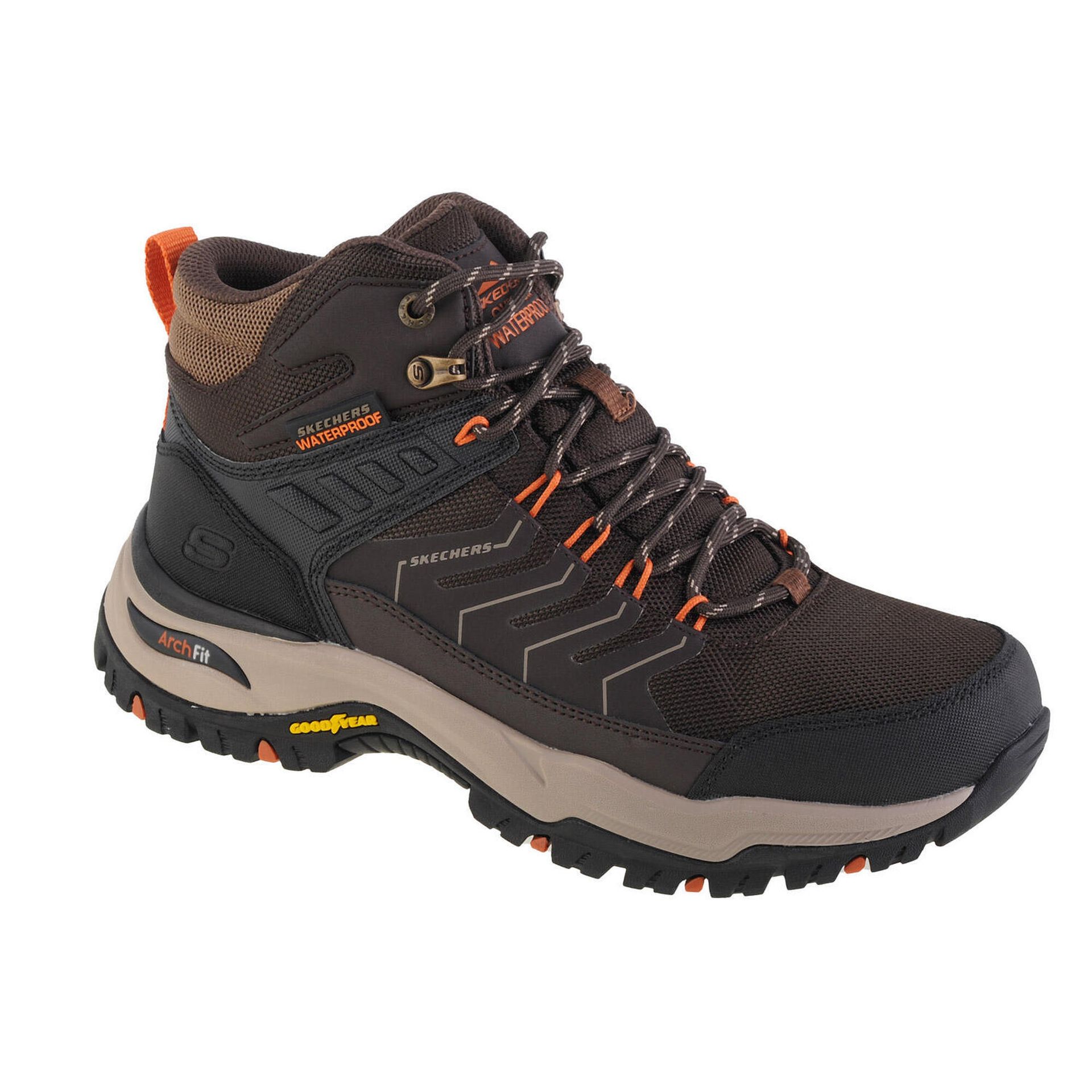 Skechers Buty Męskie Trekkingowe Arch Fit Dawson Raveno Brązowe 42,5 Eu