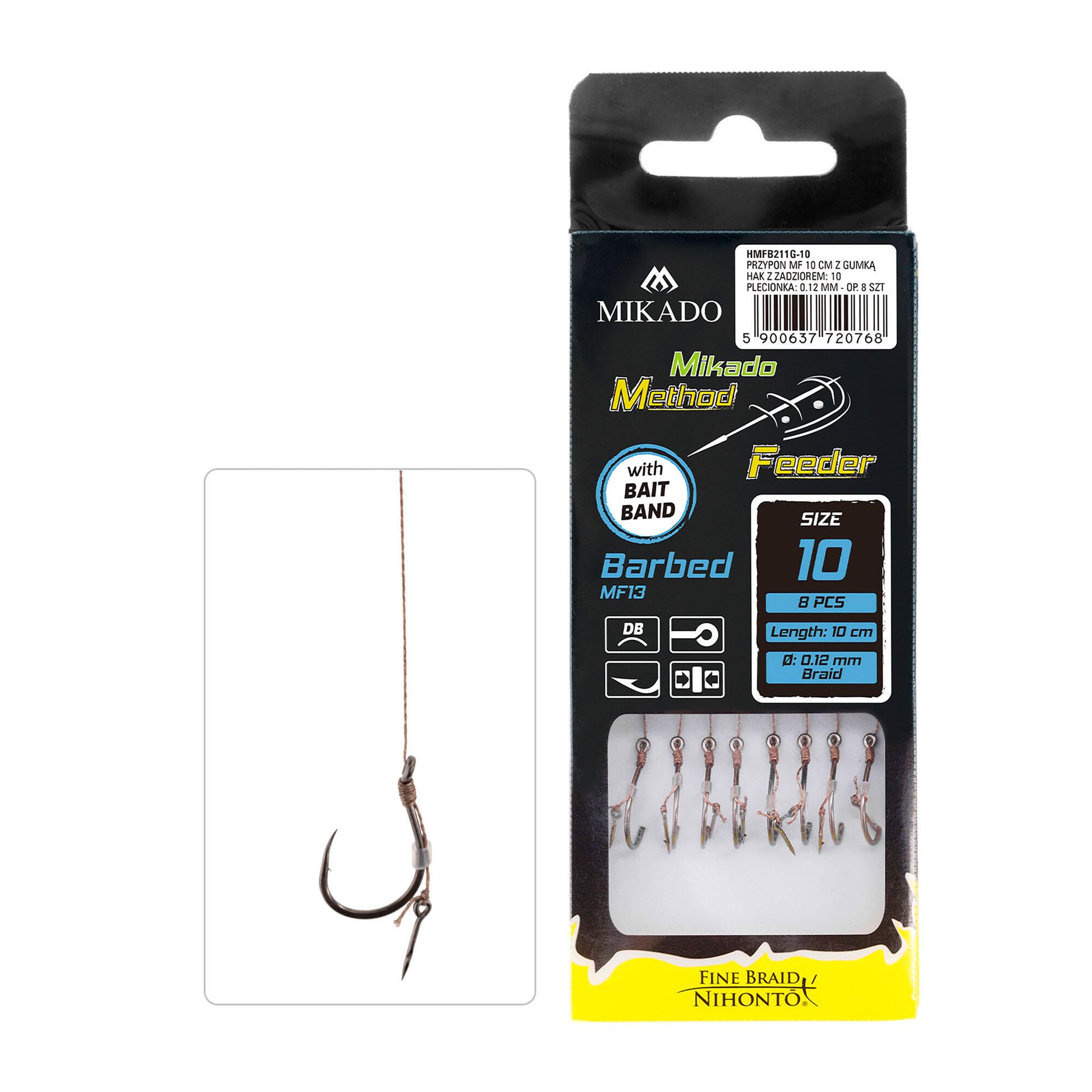 Przypon MIKADO Method Feeder HMFB213I-6 0.16 mm / 10 cm