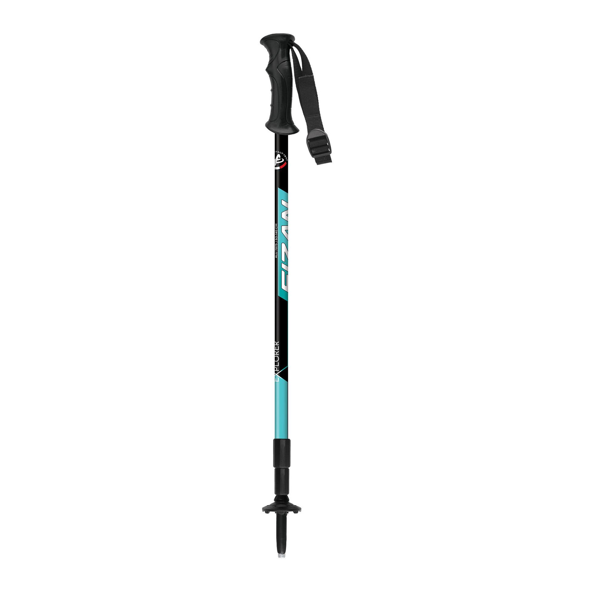 Kije trekkingowe Fizan Explorer niebieskie S20 7521 63-140 cm