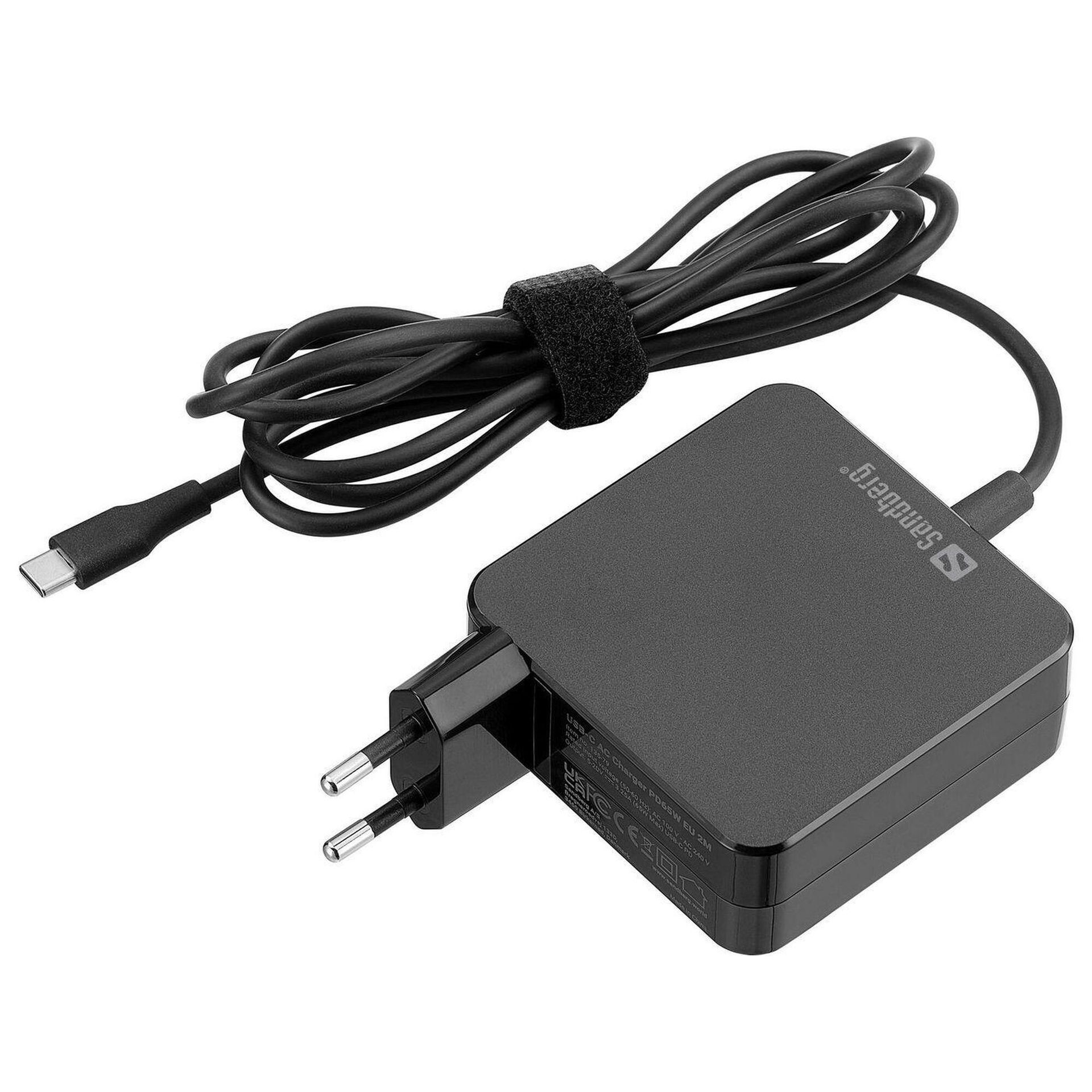Sandberg USB-C AC Charger PD65W EU 1M