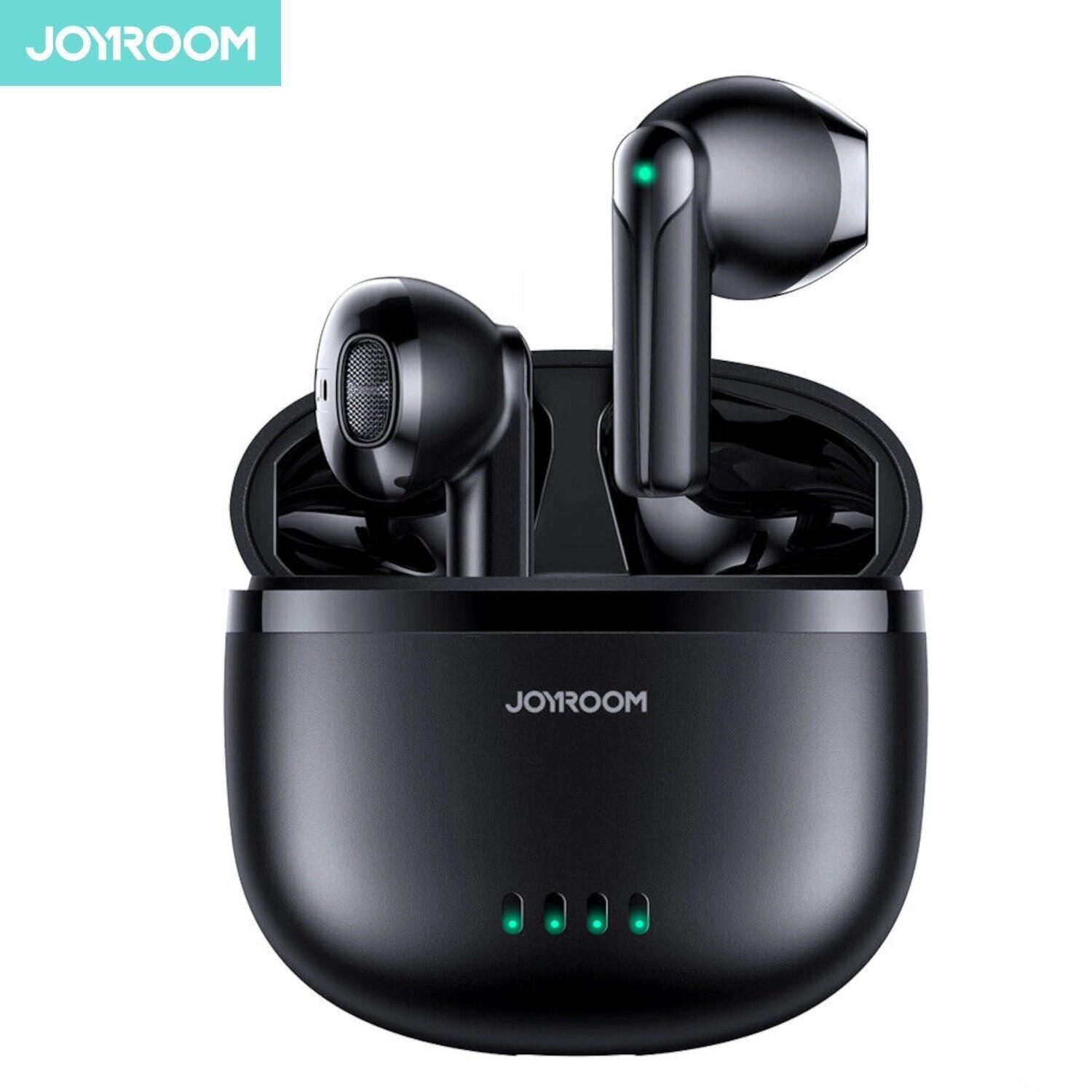 Joyroom TWS ENC wodoodporne IPX4 Bluetooth 5.3 czarny (JR-TL11)