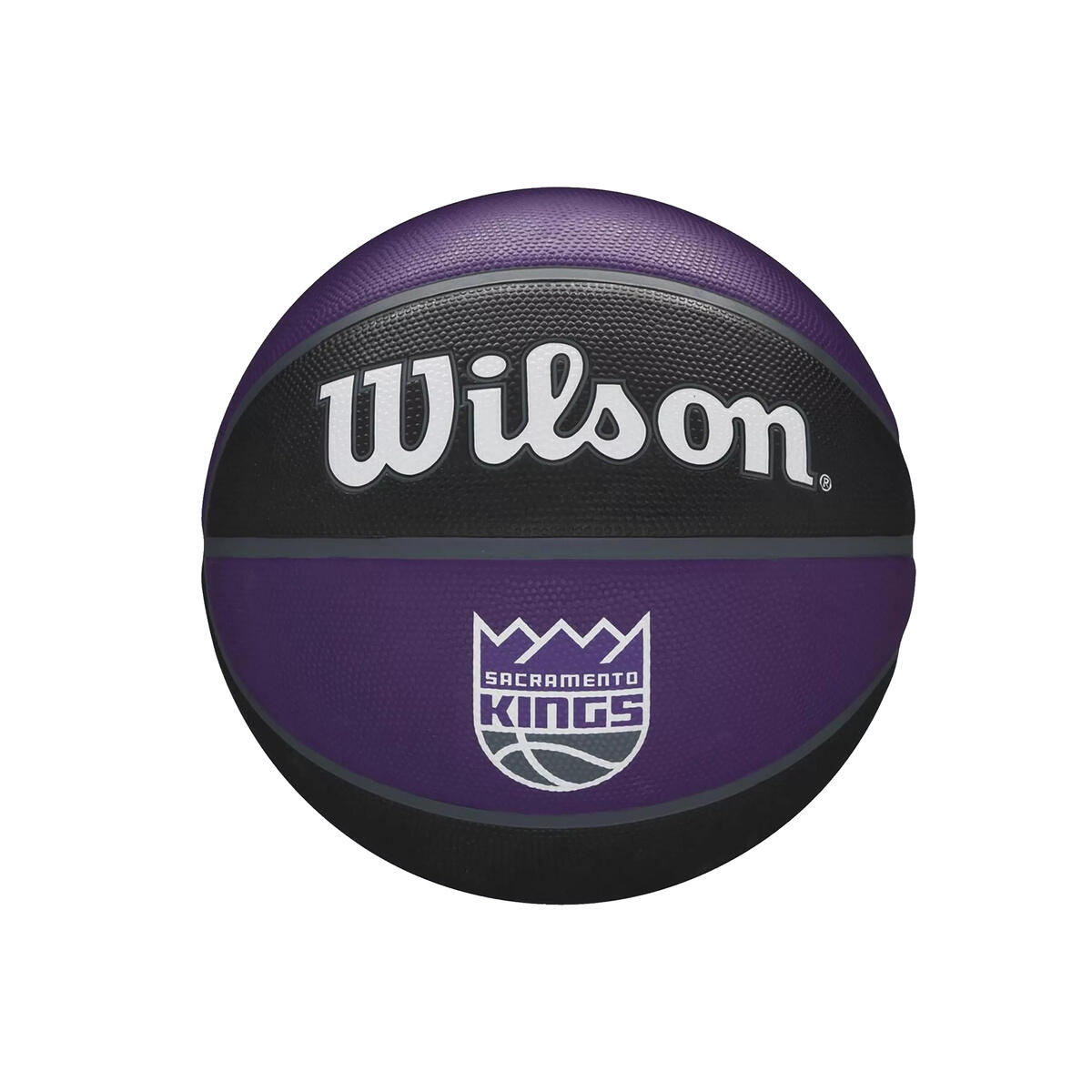 Piłka do koszykówki Wilson NBA Team Tribute Sacramento Kings violet rozmiar 7