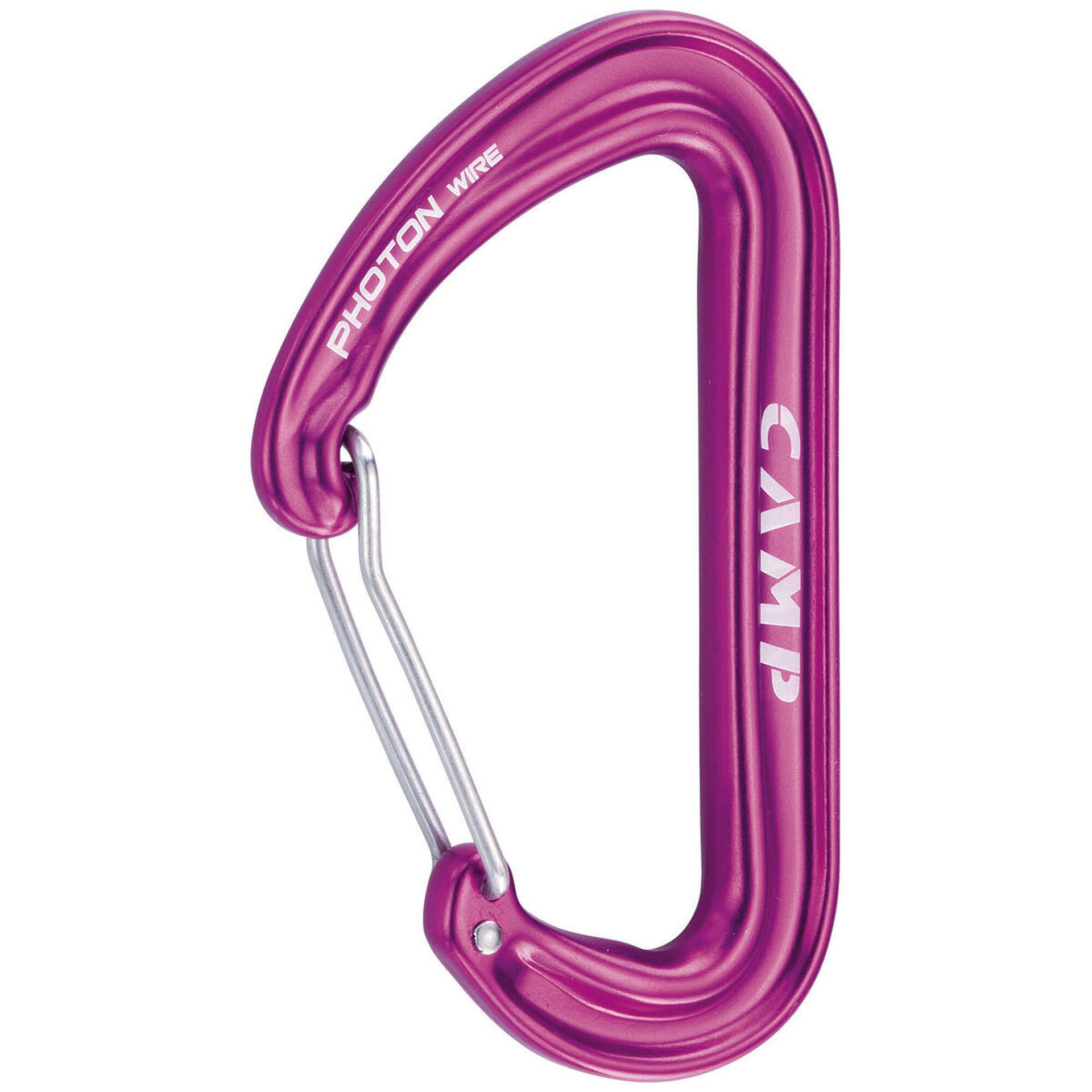 Karabinek wspinaczkowy Camp Photon Wire - purple