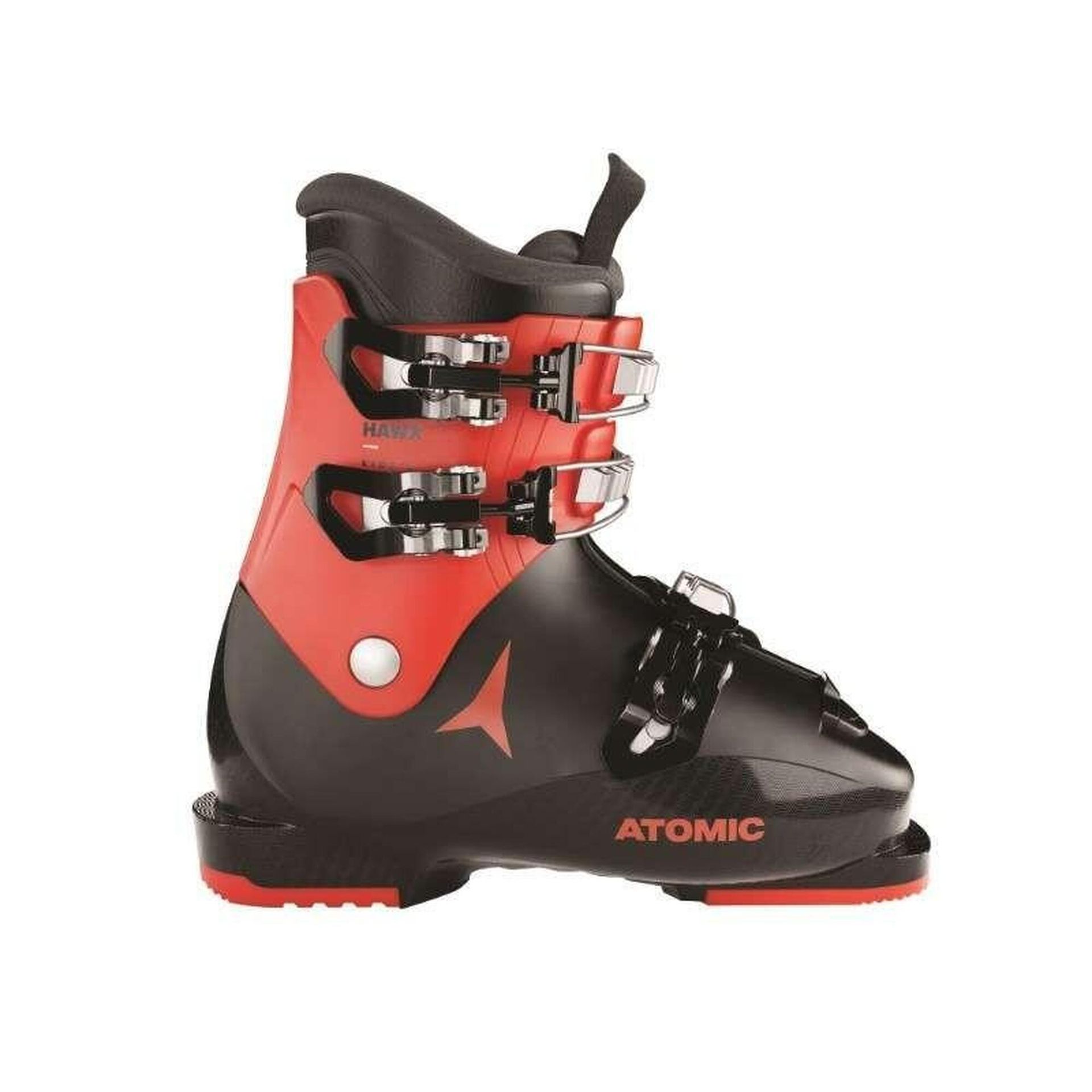 Atomic Hawx Kids 3, buty narciarskie, juniorskie, czarno-czerwone
