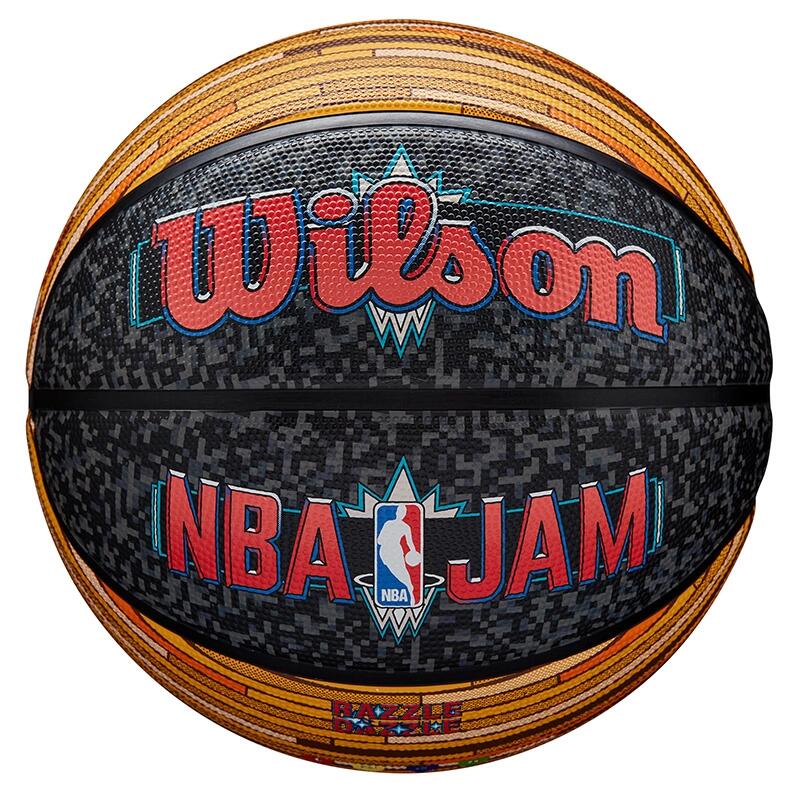 Piłka do koszykówki Wilson NBA Jam Outdoor black/gold rozmiar 7