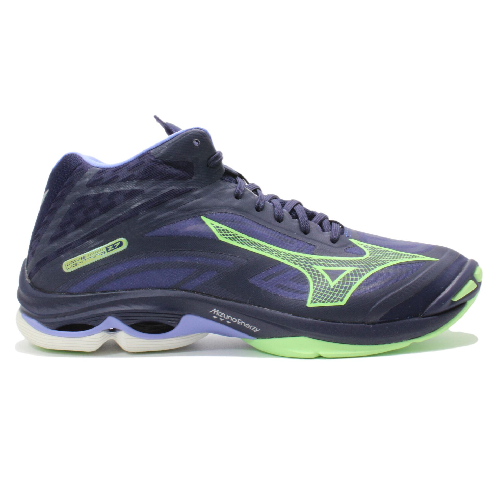 Buty do siatkówki męskie Mizuno Wave Lightning Z7 Mid evening blue/tech green/lolite