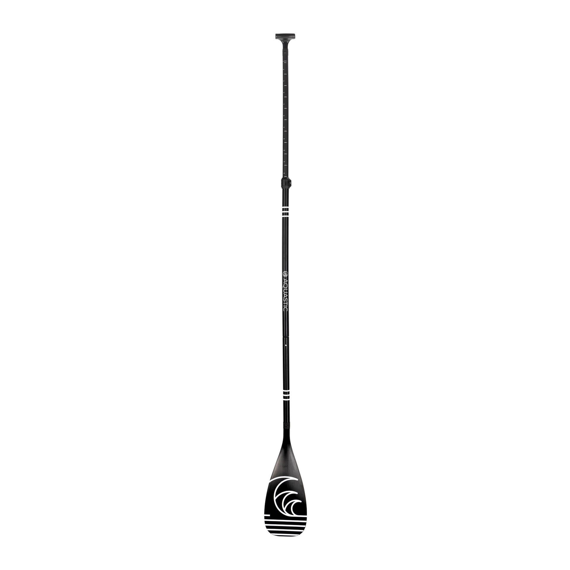 Wiosło Sup 3-Częściowe Aquastic 170-220 Cm Czarne Aqs-Spd002