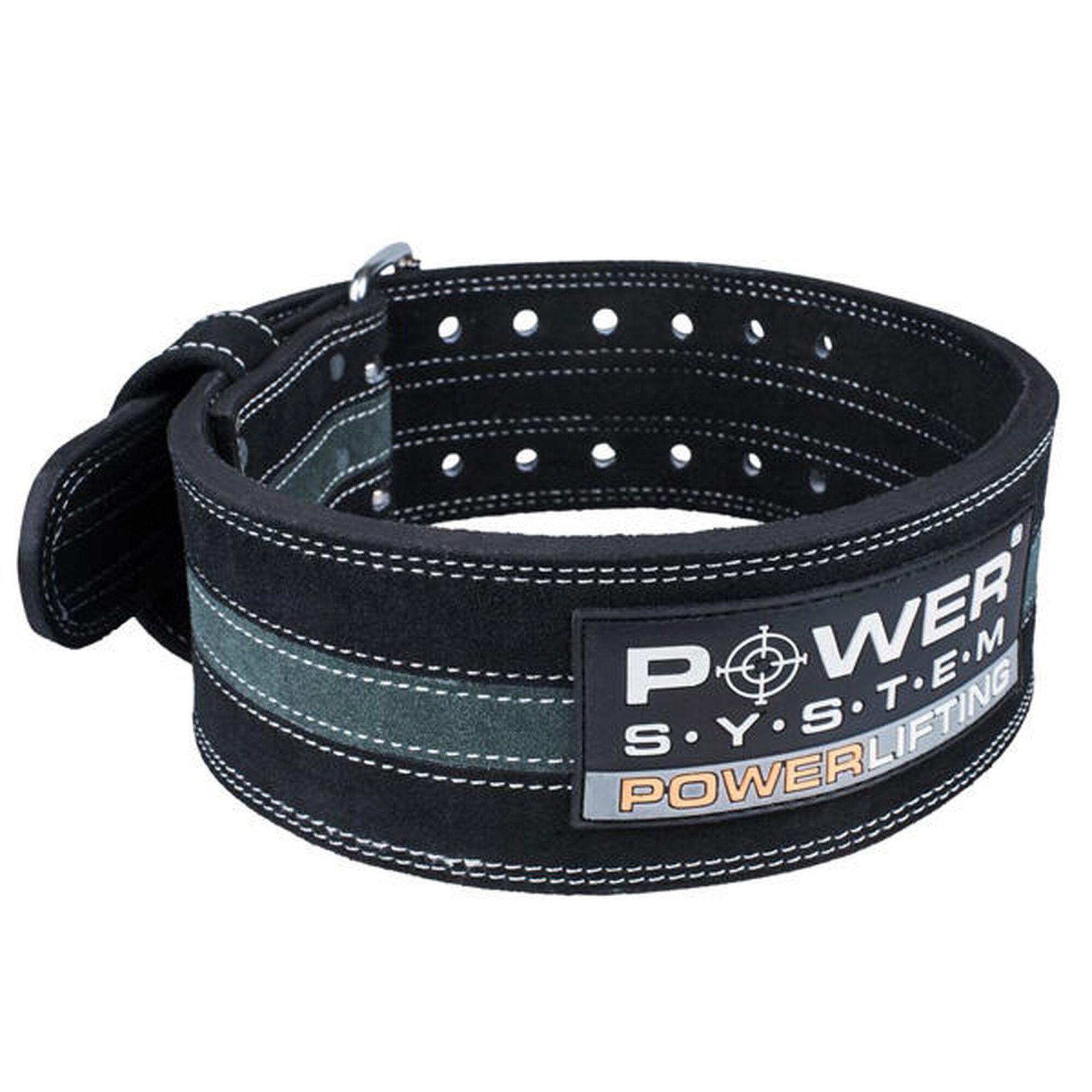 Pas fitness Power System  Opasek Powerlifting Šedý M