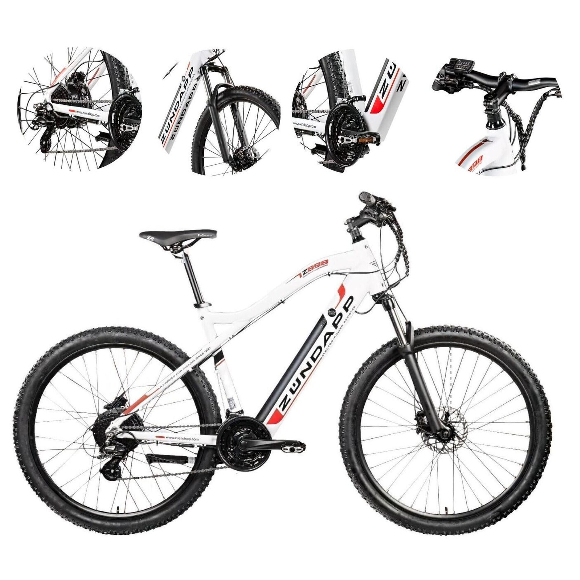 Elektryczny Rower Górski 27,5 Męski Damski MTB ALU Wspomaganie Góral 14Ah