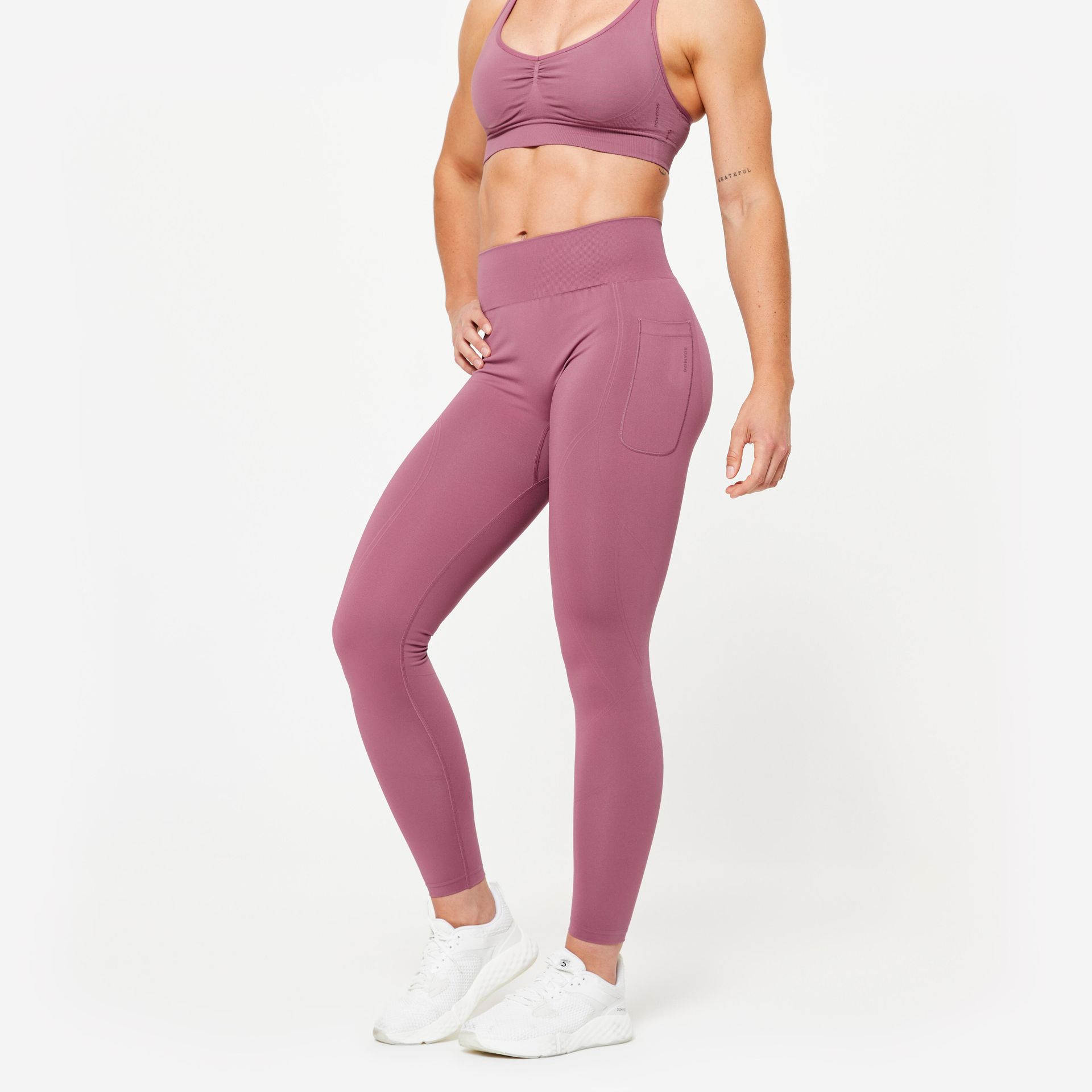 Legginsy fitness damskie Domyos Push Up