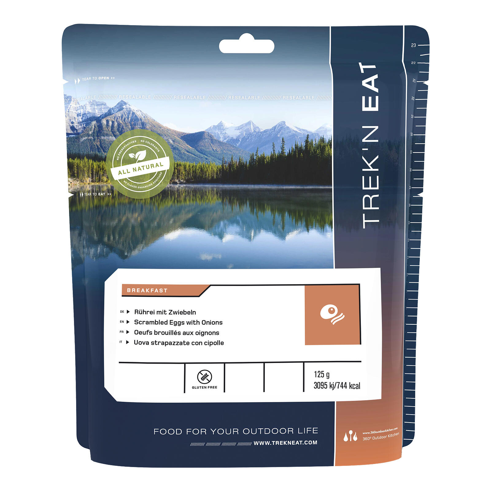 DANIE TURYSTYCZNE JAJECZNICA Z CEBULĄ 125g TREK'N EAT