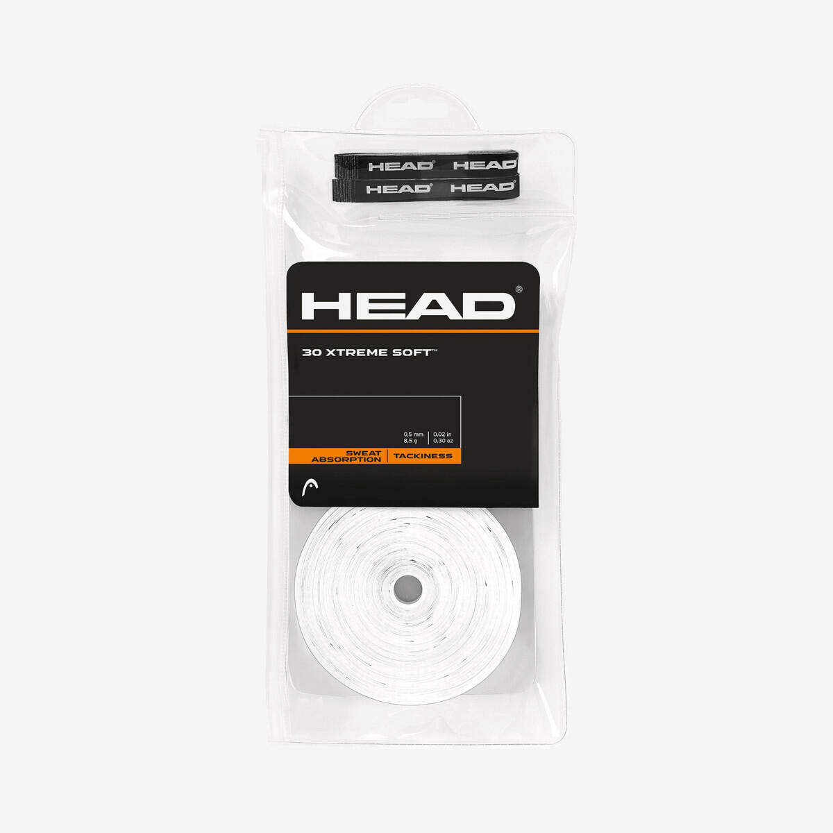 Head Xtreme Soft over sztuk Grip, biały, One Size 285415-WH
