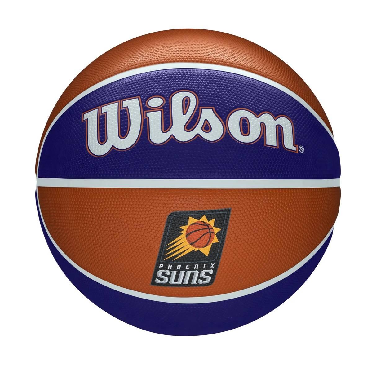 Piłka do koszykówki Wilson NBA Team Tribute Phoenix Suns violet rozmiar 7