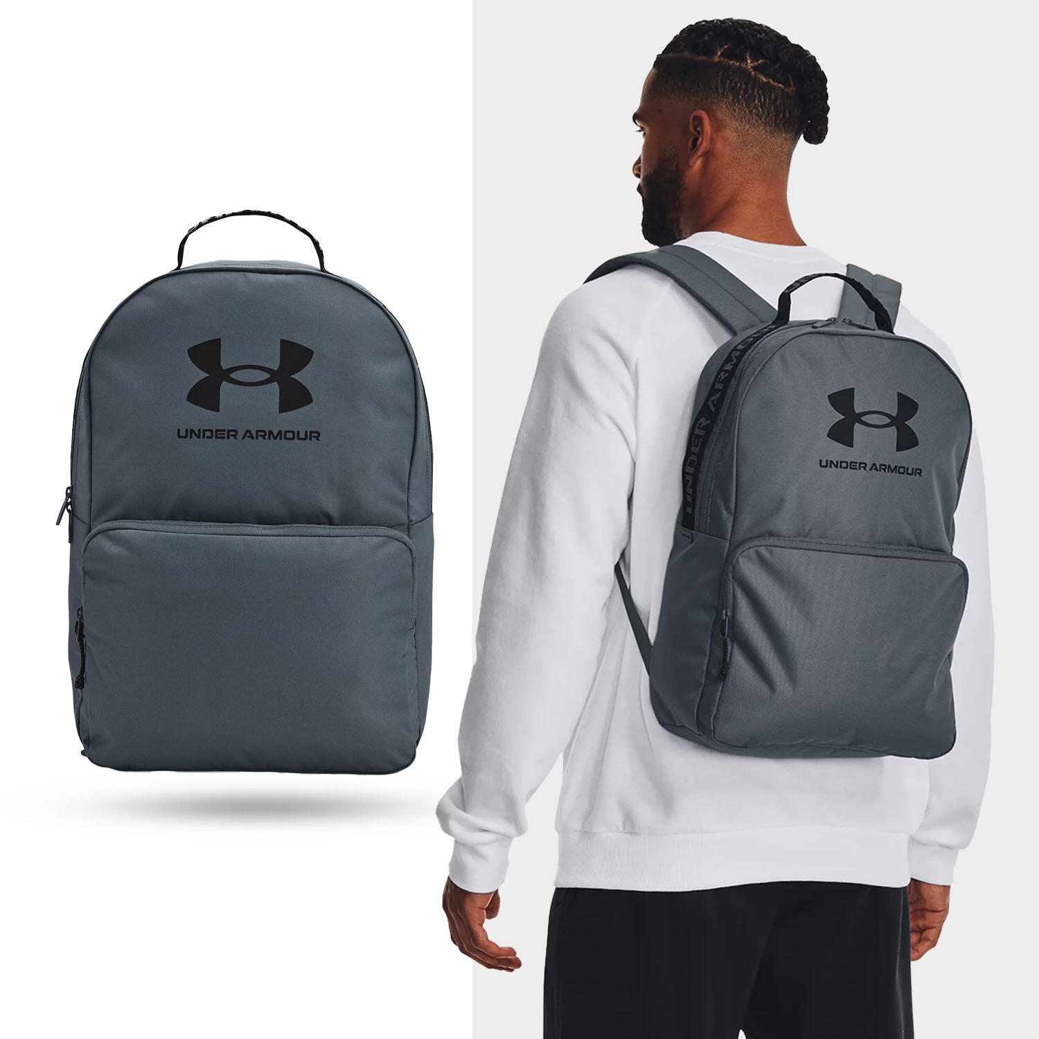 Plecak Under Armour UA Loudon Backpack 1378415-025 Szary