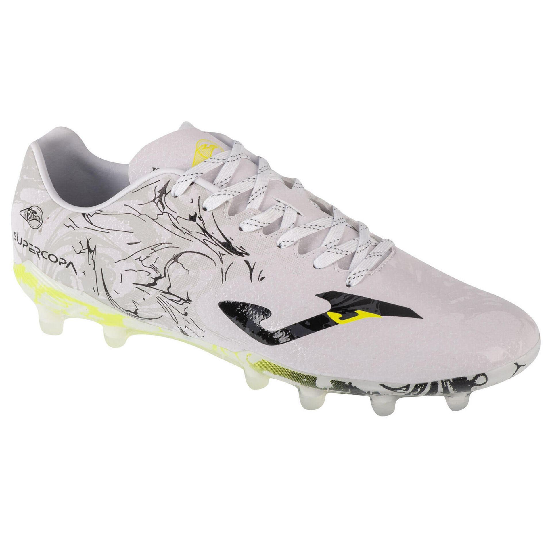 Joma Super Copa 2402 FG SUPS2402FG, Męskie, buty piłkarskie - korki, Biały