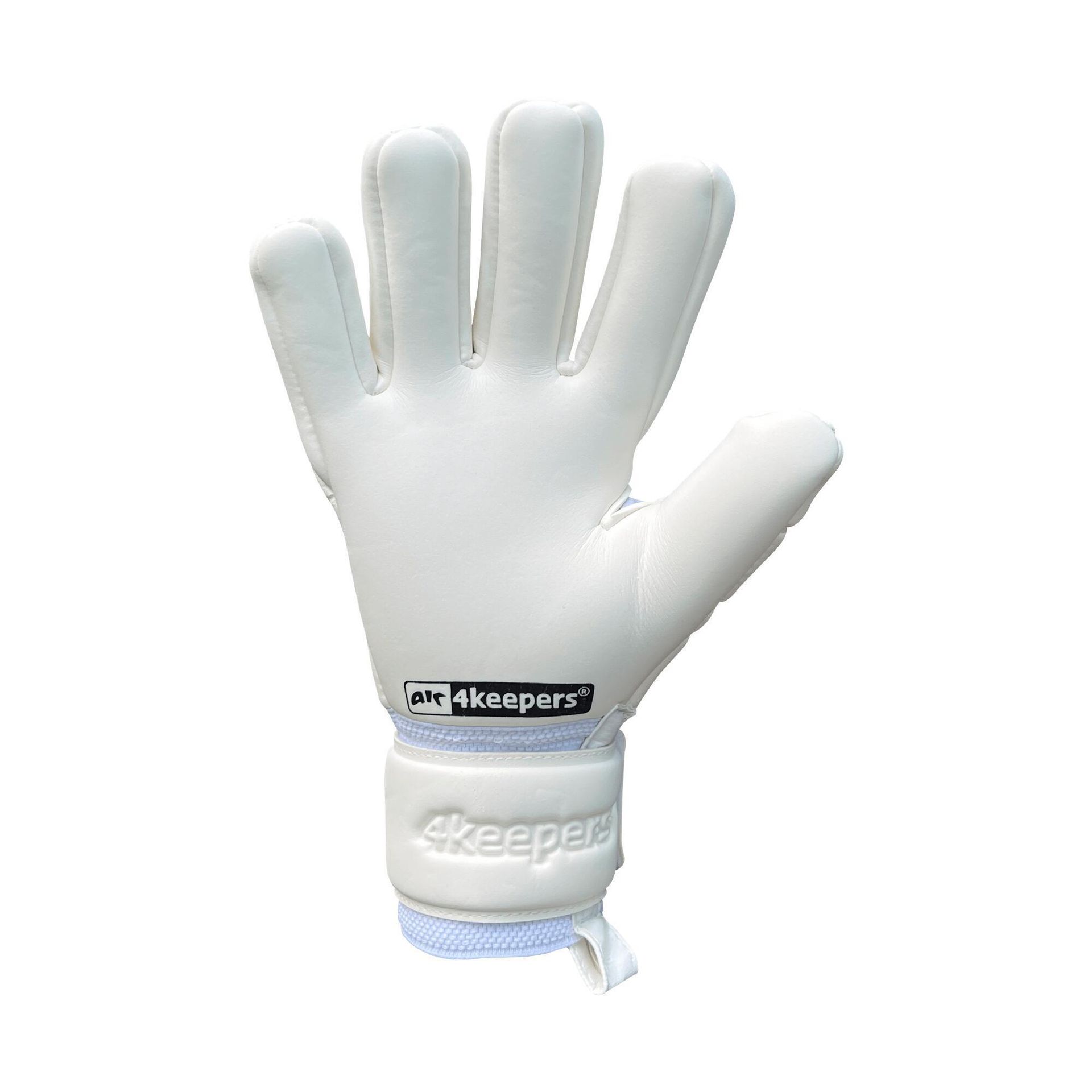 Rękawice bramkarskie dziecięce 4keepers Retro 42 NC Jr biały WYSYŁKA W 24H 30 DNI NA ZWROT