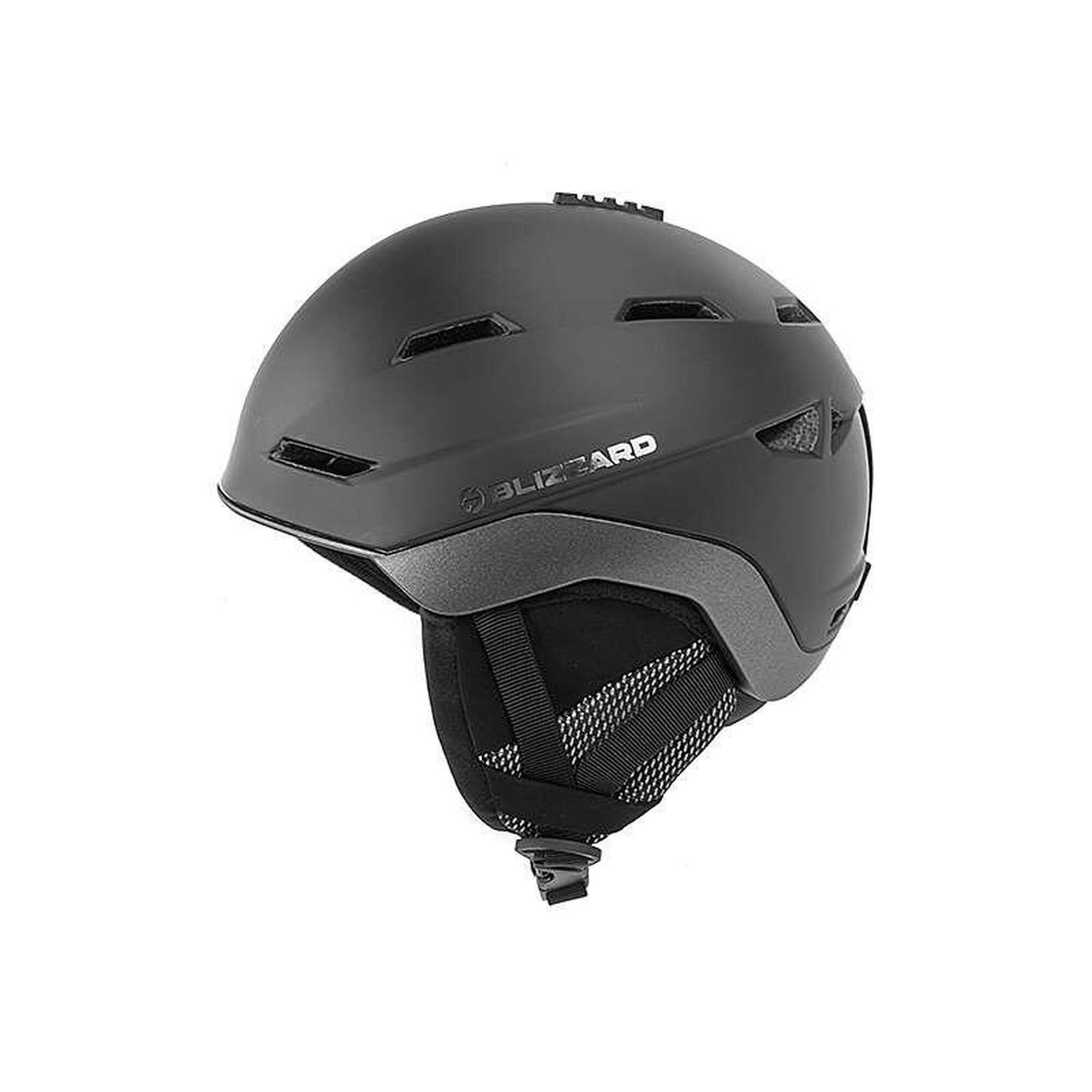 Kask Blizzard Bormio Ski Helmet Black /Antracite Metallic 2023