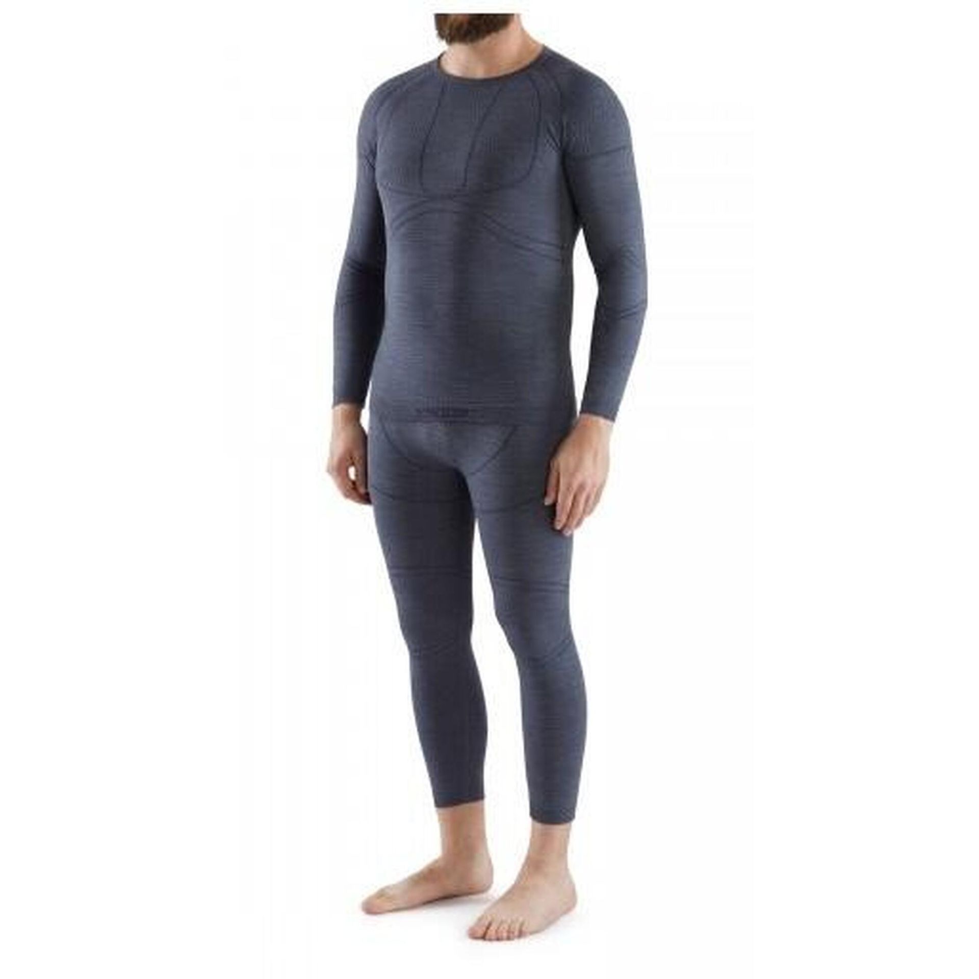 Viking, Bielizna, Lan Pro Merino (Lan Set) 500/22/7575/08, khaki, rozmiar M