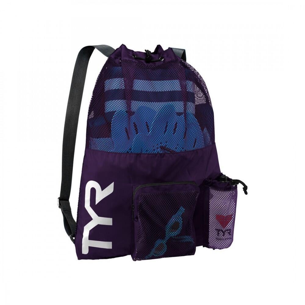 TYR Big Mesh Mummy Plecak, fioletowy/czarny 2021 Akcesoria do pływania LBMMB3510