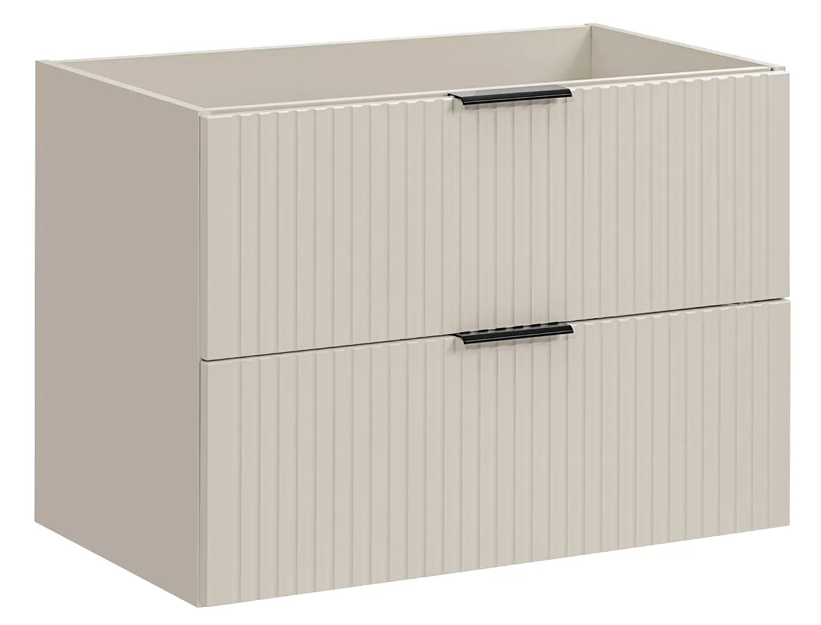 Beżowa szafka umywalkowa z szufladami 80 cm R5-R36