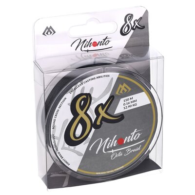 Plecionka MIKADO Nihonto Octa Braid 0.30 mm / 150 m Czarny