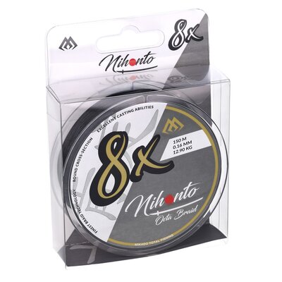 Plecionka MIKADO Nihonto Octa Braid 0.50 mm 150 m Czarny