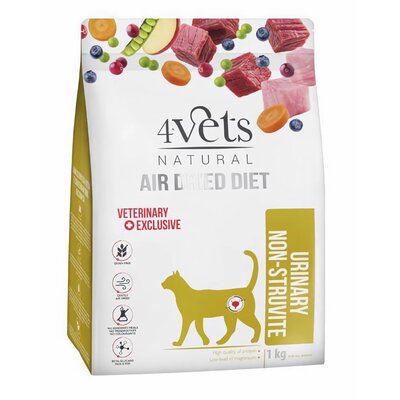 Karma dla kota suszona 4VETS NATURAL Urinary Non-struvite 1 kg