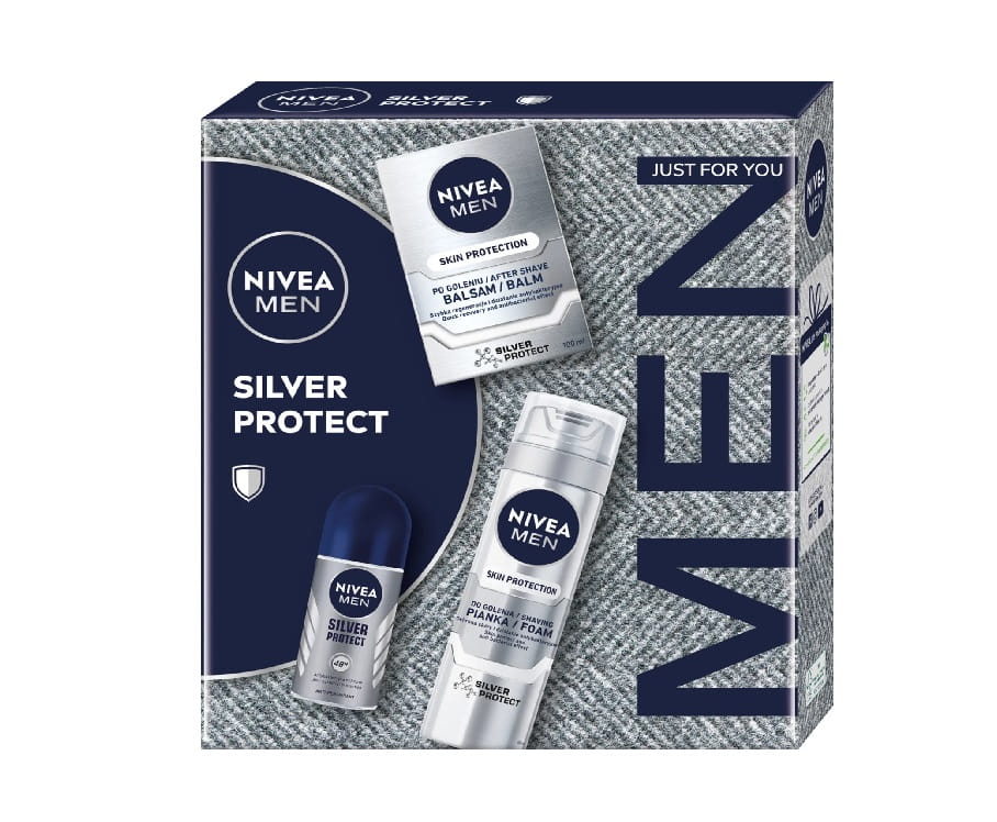 NIVEA Men Zestaw Prezentowy Silver Protect