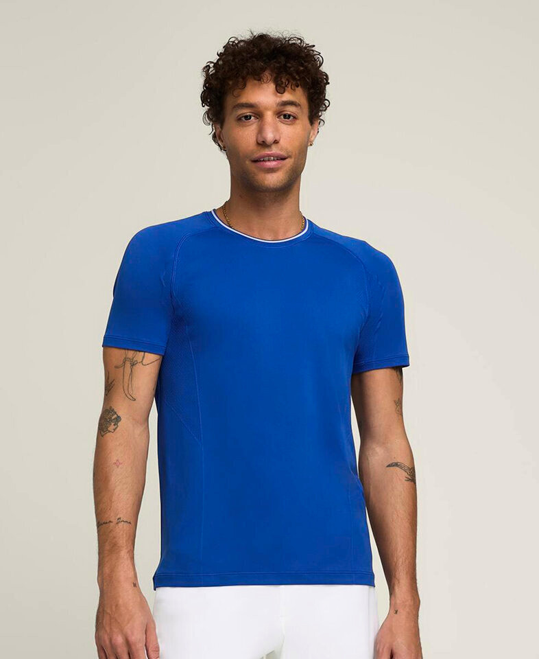 Koszulka męska Wilson M Team Seamless Crew Royal Blue XL