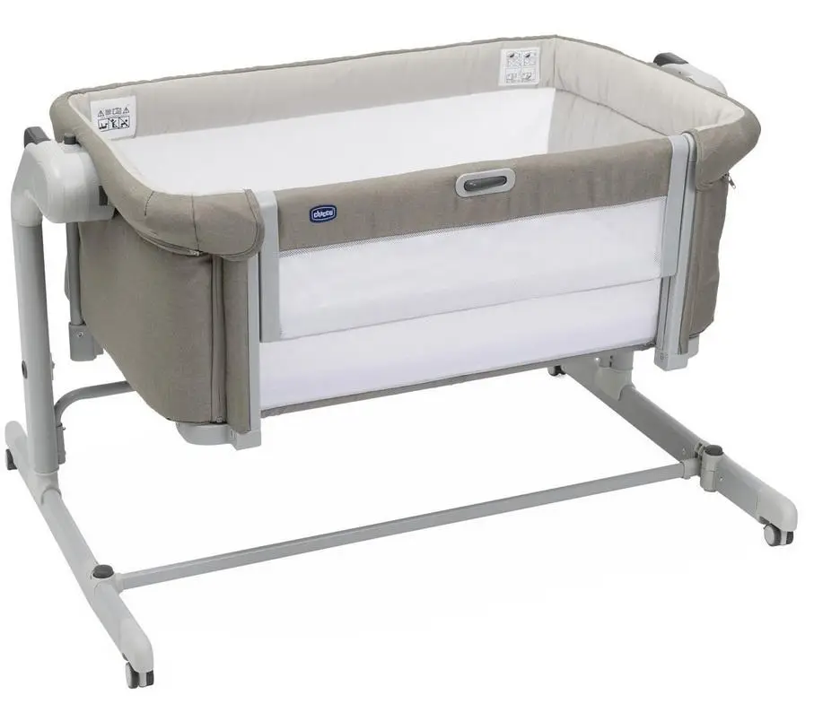 Łóżeczko Next2Me Magic Evo desert taupe do 9kg - Chicco