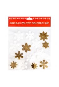 Naklejki żelowe Śnieżynki