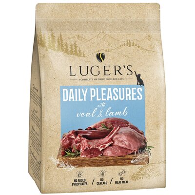 Karma dla kota suszona LUGER'S Daily Pleasures Cielęcina z jagnięciną 1 kg