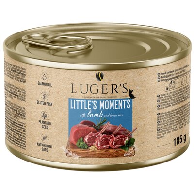 Karma dla psa LUGER’S Little's Moments Jagnięcina z ryżem brązowym 185 g
