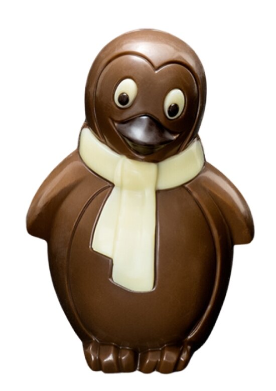 Pingwin z mlecznej i białej czekolady M.Pelczar Chocolatier 60g