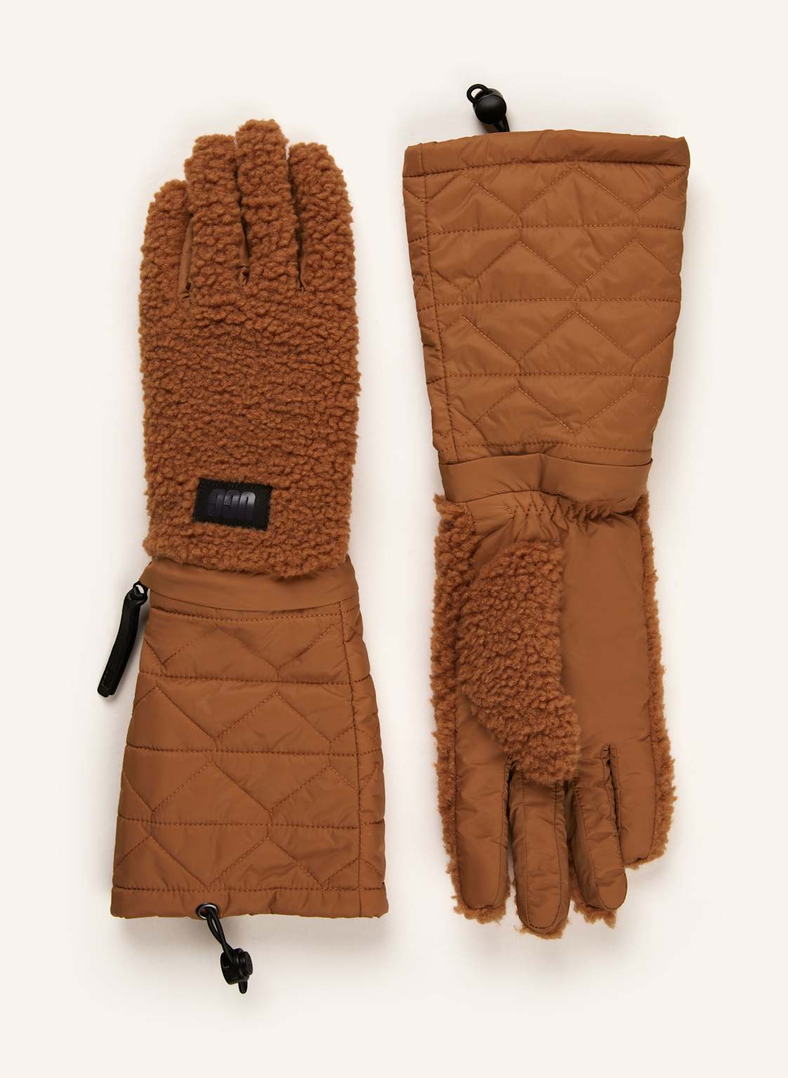 Ugg Rękawiczki Z Mieszanki Materiałów braun