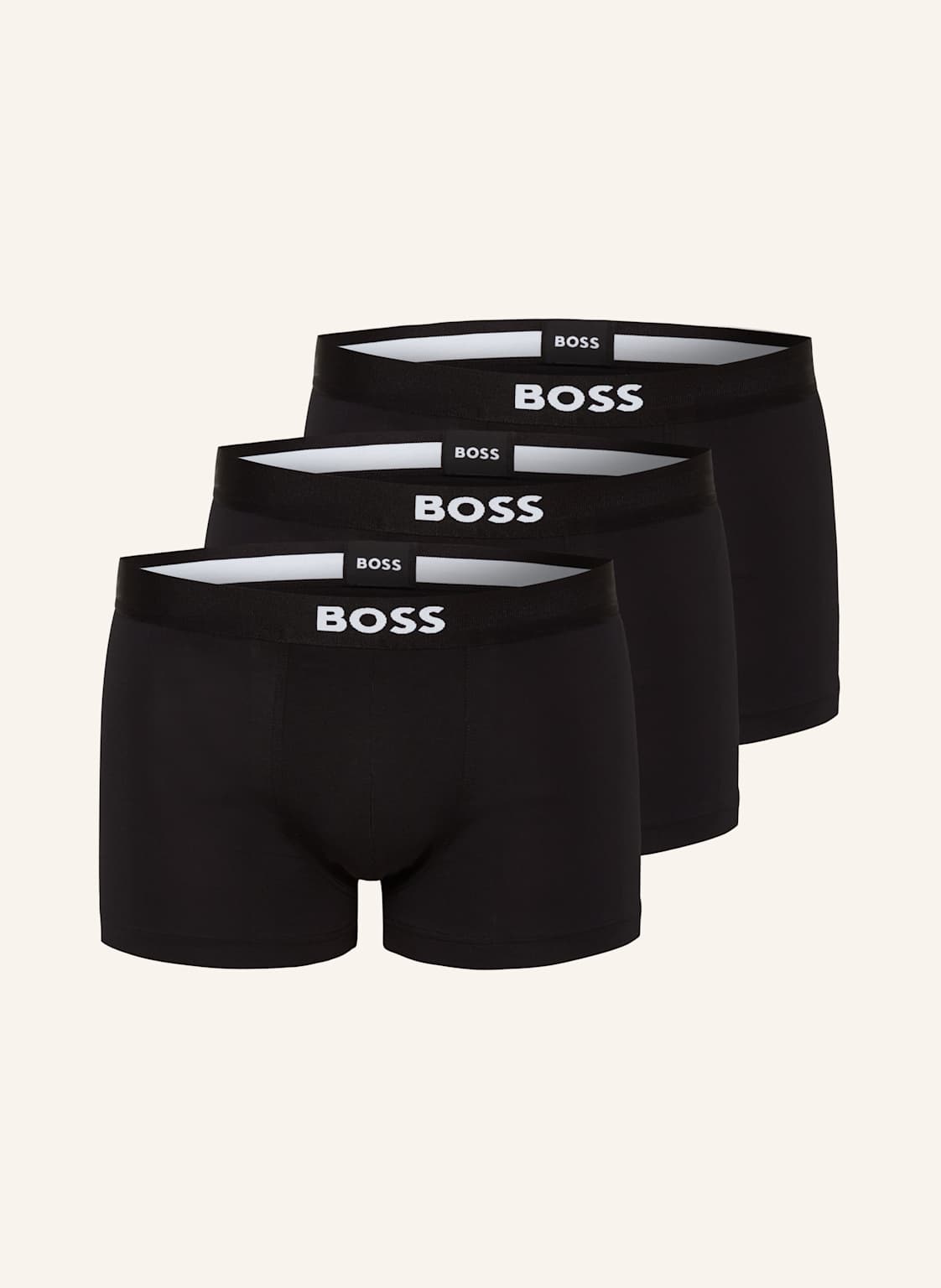 Boss Bokserki, 3 Szt. schwarz