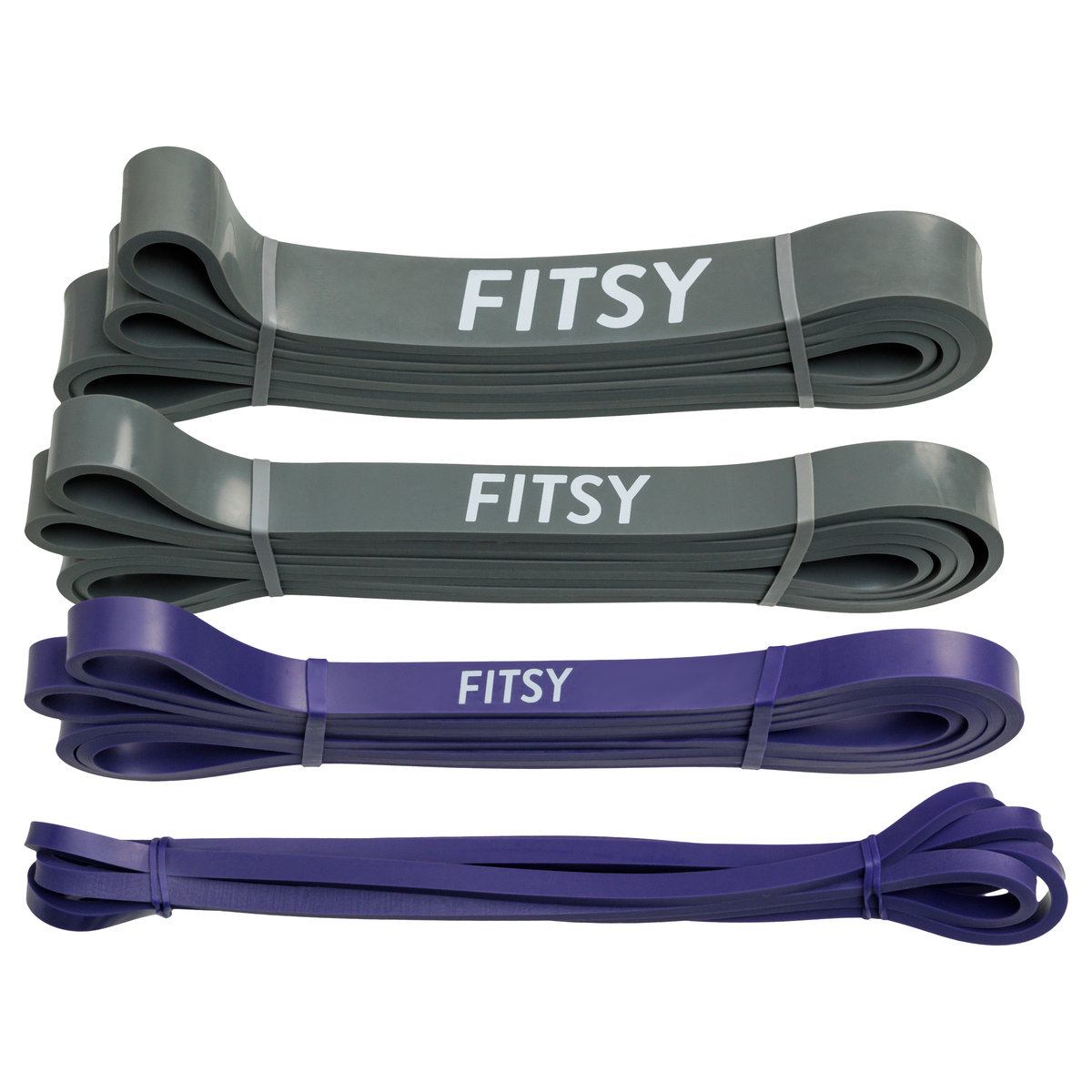 Fitsy, Zestaw Taśm Oporowych, Różnokolorowe, 4 Szt.