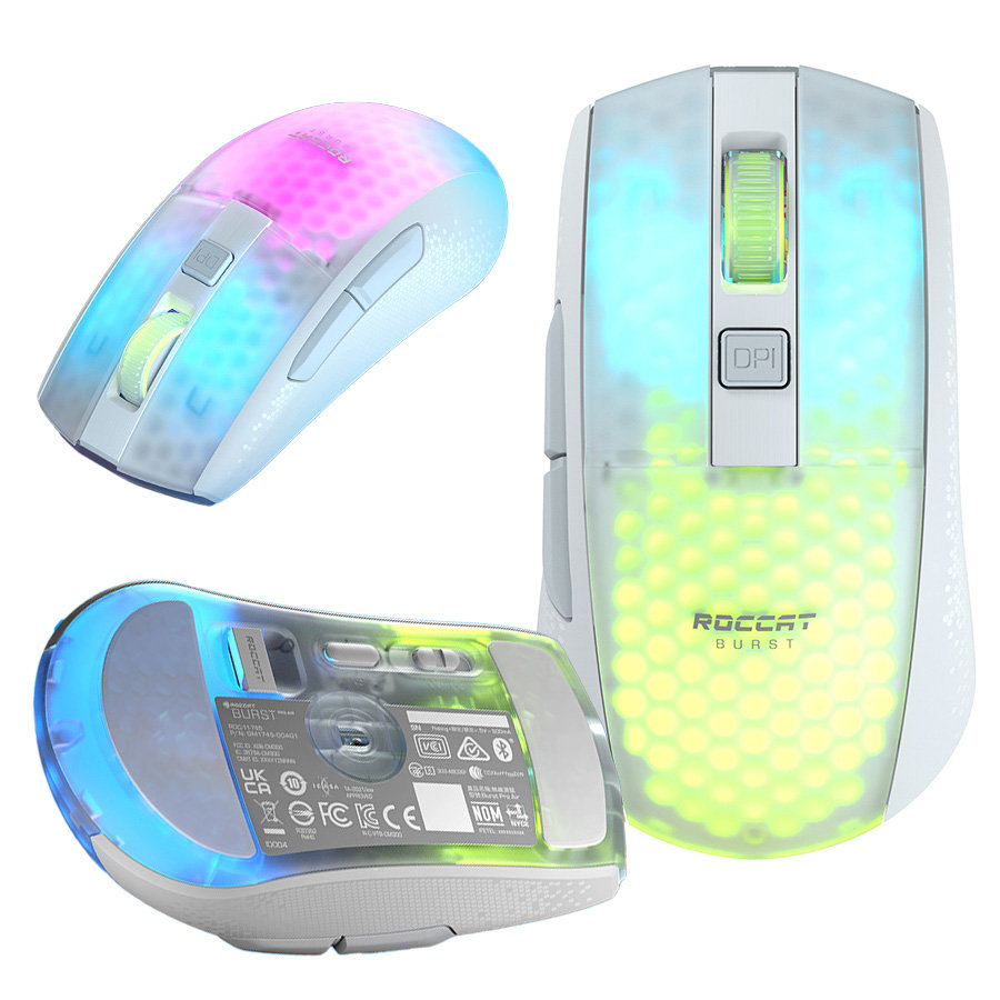 ROCCAT Burst Pro Air biały