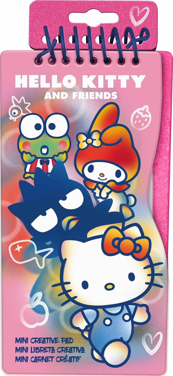 Kids Euroswan, zestaw kreatywny z naklejkami i szablonami hello kity hk50143