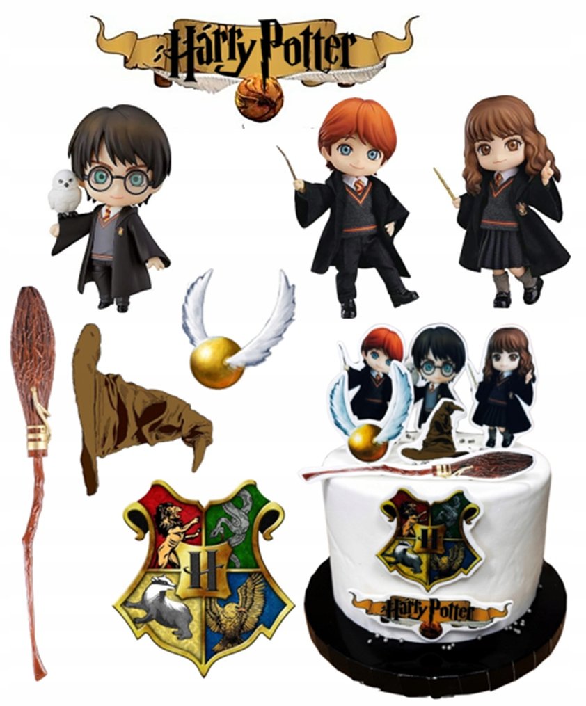 Wydruk na masie cukrowej WYDRUK NA TORT HARRY