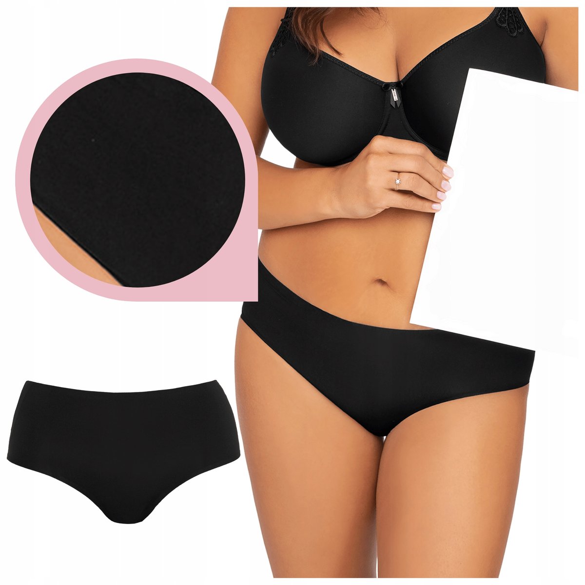 Majtki CORIN Kylie 02770 figi one size czarne UNI.