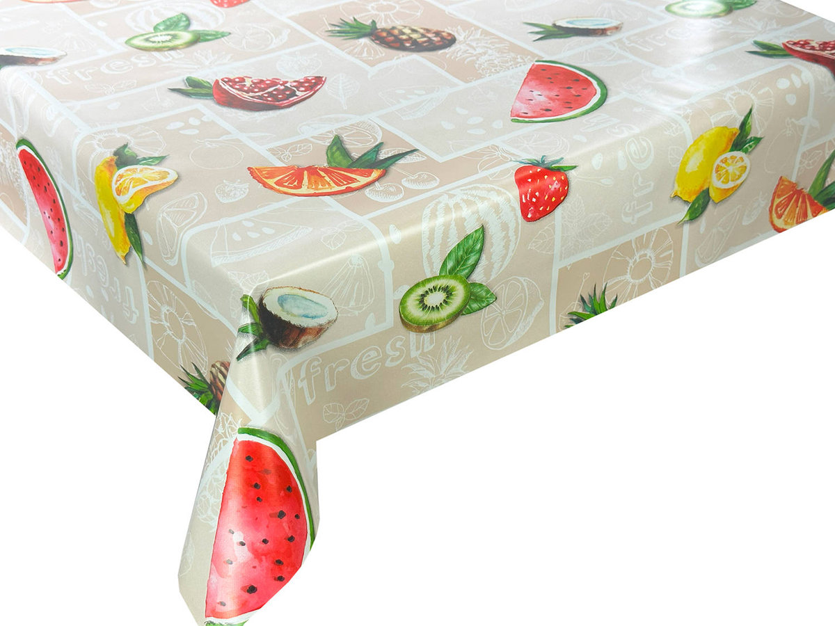 Obrus Ceratowy Owoce Fantastik 1074-1-140x140 cm