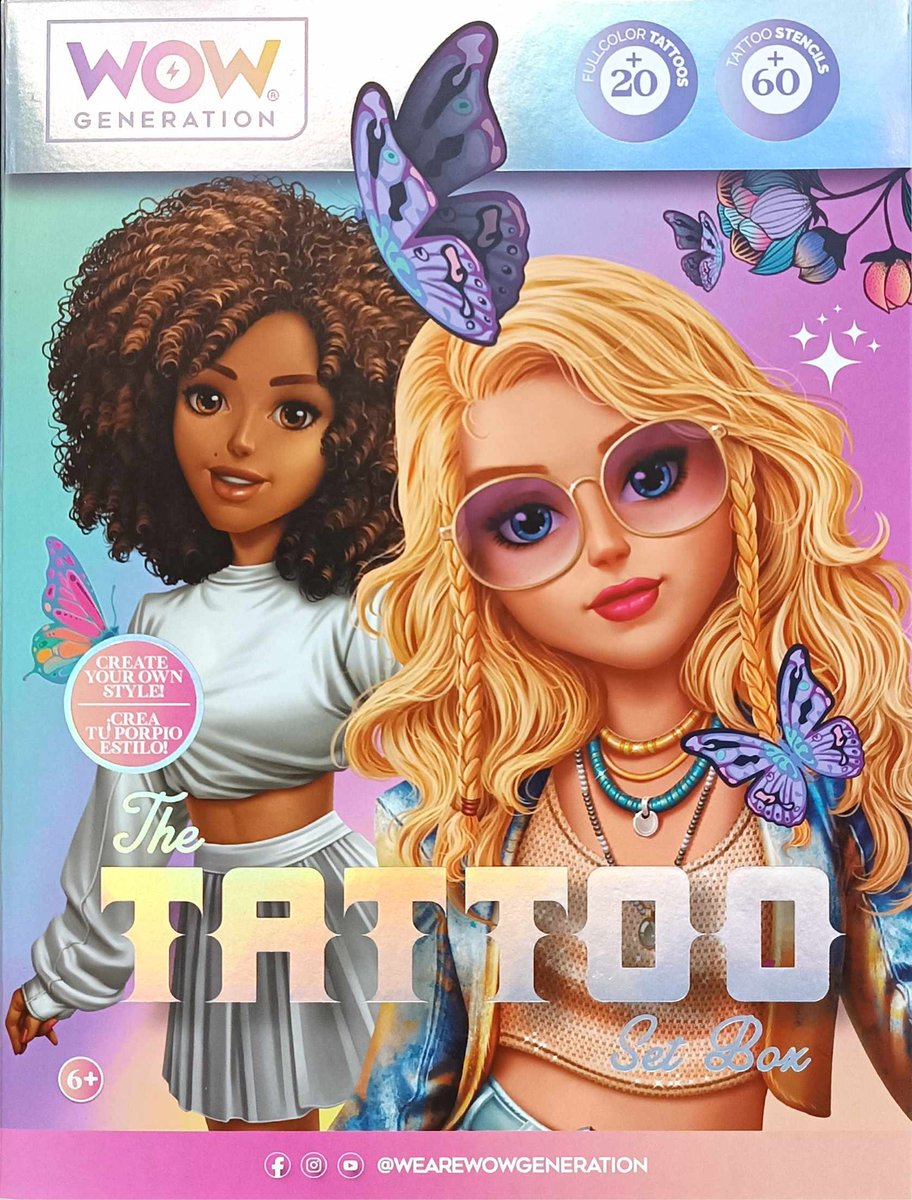 Kids Euroswan, zestaw tatuaży wow00097